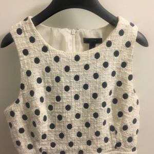 J crew polka dot dress size 6